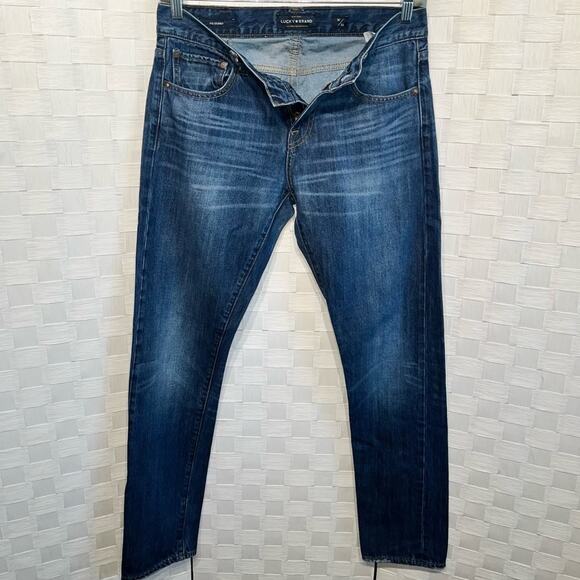 Lucky Brand Men’s 110 Skinny Dark Wash Cotton Blend Jeans Size 31/32 - Picture 7 of 15